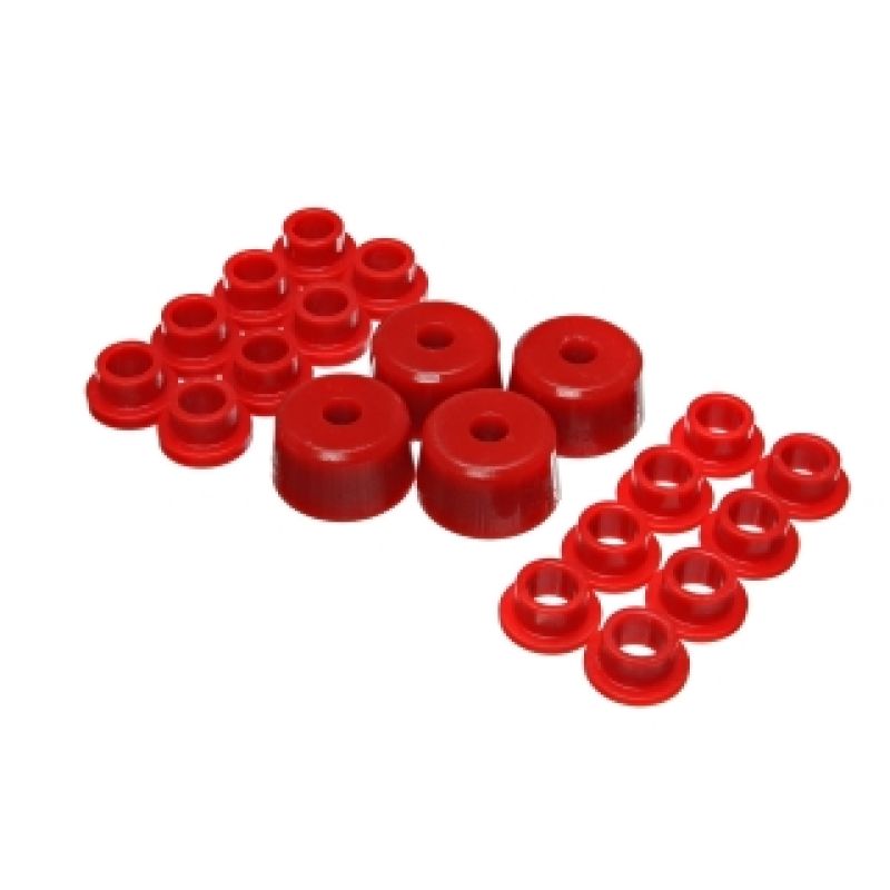 Energy Suspension Polaris Shock Bushing Upgrade Kit - Red