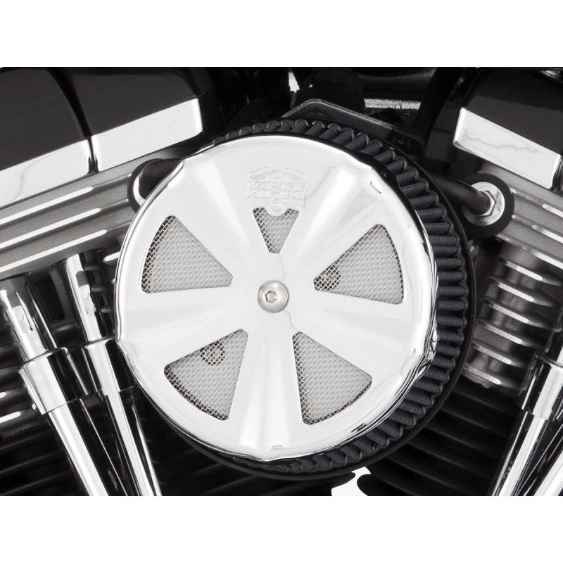 Vance and Hines 71017 Vance & Hines Chrome Skullcap Crown Intake Cover
