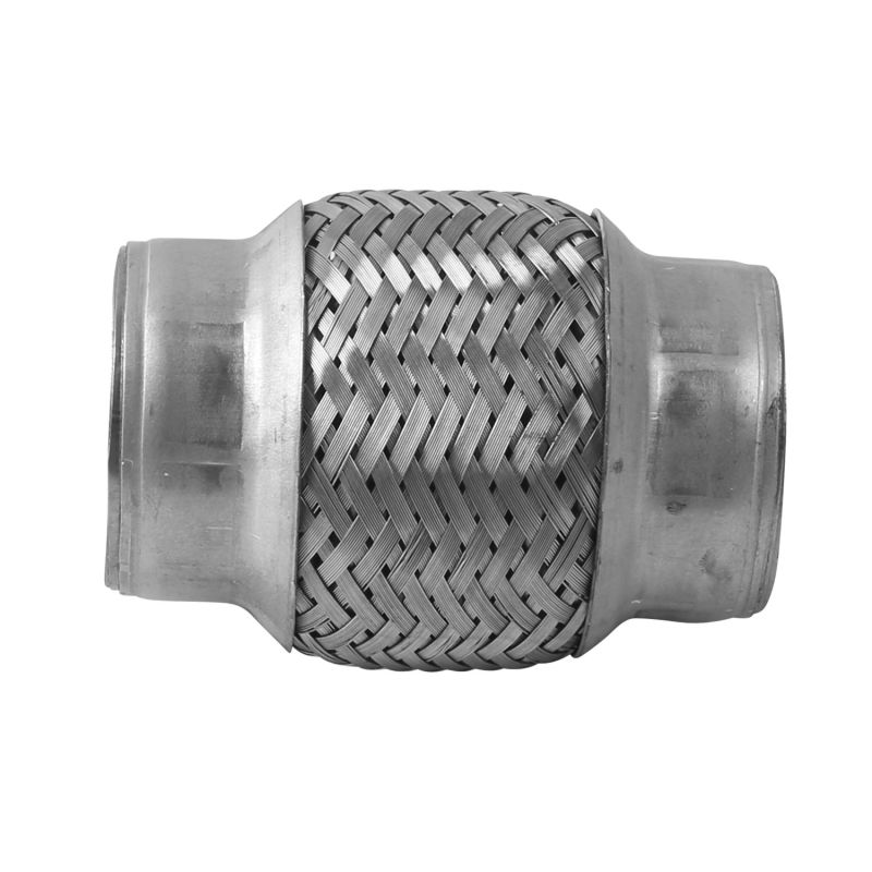 AP Exhaust FT13404B Flex Coupling  - 200 Series SS,  1.75" Core, No Necks, 4" OAL w/Inner Braid
