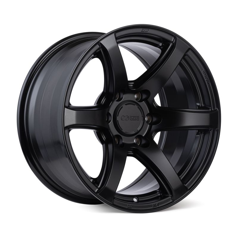 Enkei 538-680-8400BK Cyclone 16x8 6x139.7 0mm Offset 106.1 Bore - Matte Black Wheel