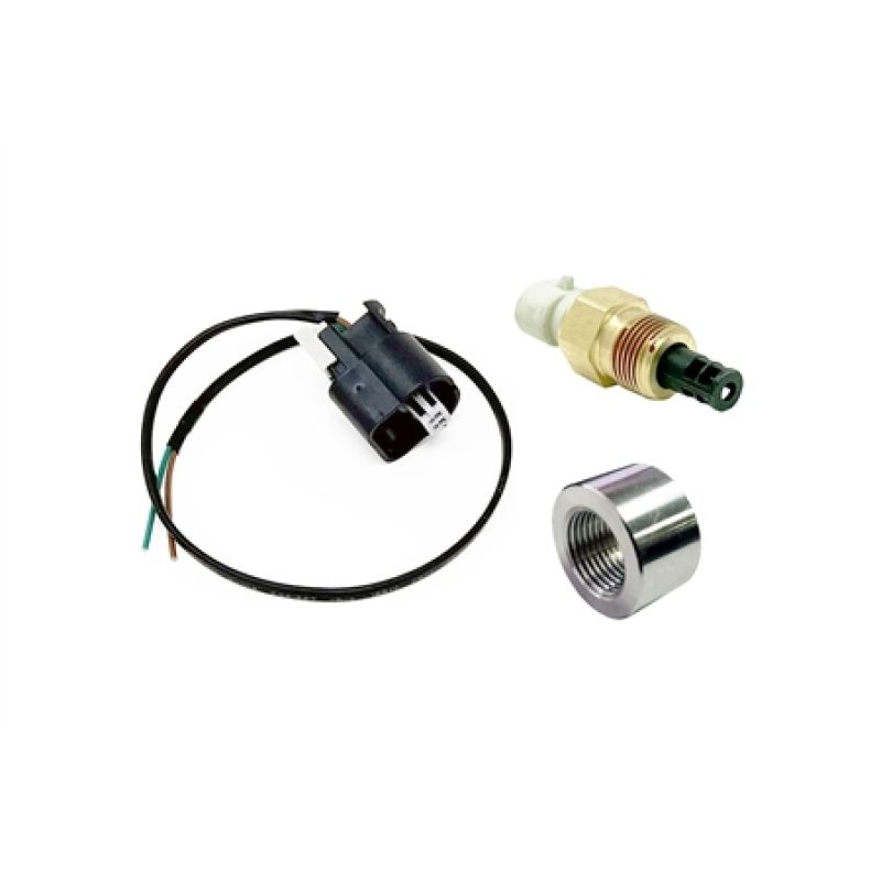 Torque Solution Fast Response SD IAT Sensor Kit GM Style IAT Sensor w/ Pigtail & Aluminum Weld Bung