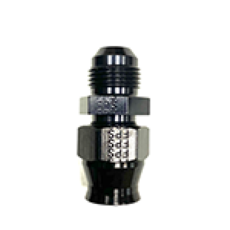 FRAGOLA FRG892004-BL 6AN Male to 1/4in Tube Adapter Fitting  Black