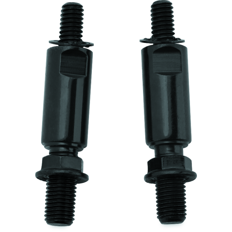 Kuryakyn 1892 Raised Mirror Mnt Adapters Gloss Black