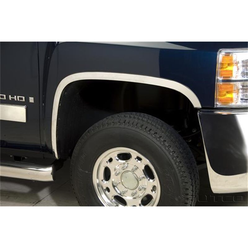 Putco 97289 07-14 Chevrolet Silverado 2500HD - Full (Does not Fit Dually) Stainless Steel Fender Trim