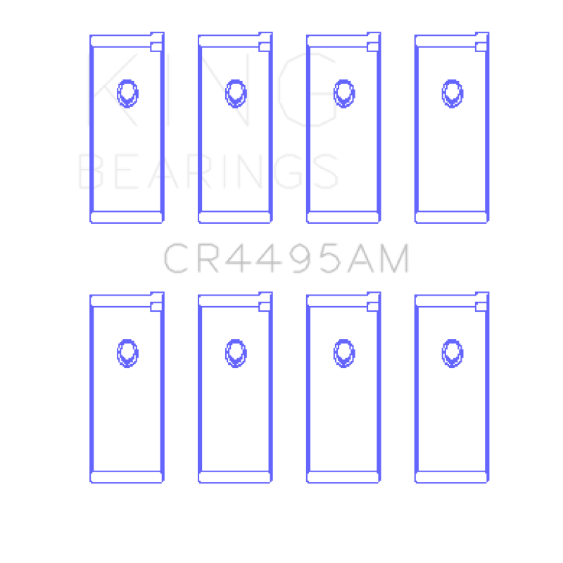 King Engine Bearings CR4495AM0.5 Mazda E3/E5/(Size +0.50mm) Connecting Rod Bearing Set