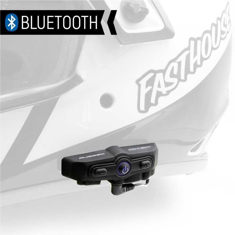Rugged Radios BT2 CONNECT BT2 Bluetooth Headset for Motorcycle Helmet