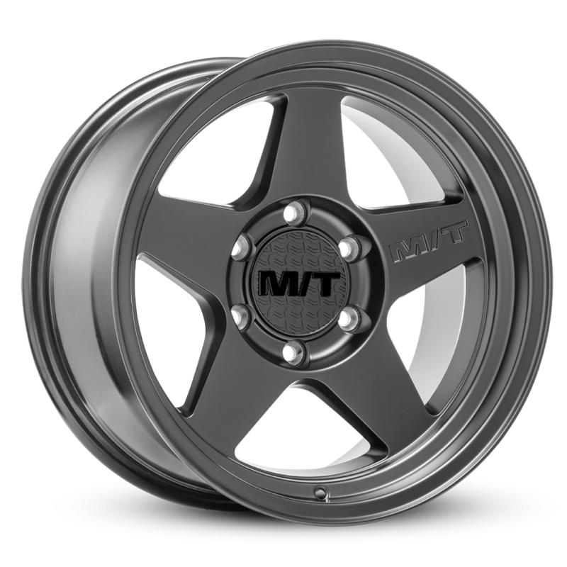 Mickey Thompson 274535 Open 5 Black Wheel - 17X9 6X5.5 BP 5in BS 0 Offset 108.1mm Bore