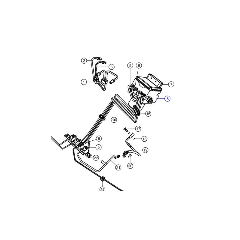 Mopar 68196033AA HYDRAULIC CONTROL UN, Anti-Lock Brake System
