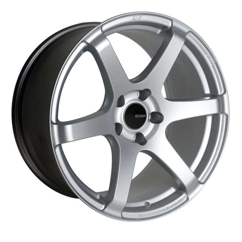 Enkei 485-780-4445SP T6S 17x8 45mm Offset 5x112 Bolt Pattern 72.6 Bore Matte Silver Wheel
