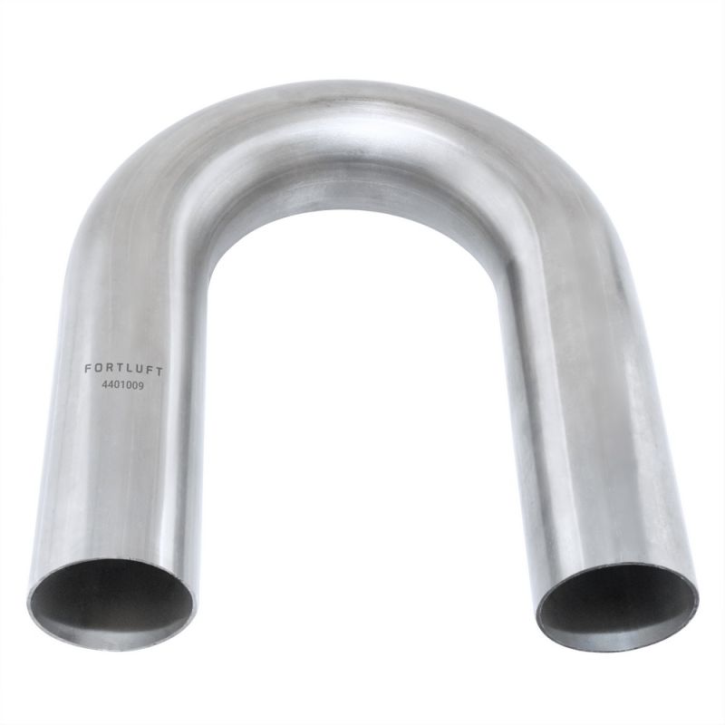 FORTLUFT 4401009 180 Degree Stainless Steel Exhaust Mandrel Bend Stainless Steel, 1.50''/38mm