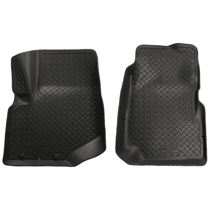 Husky Liners 02-08 GM Trailblazer/Bravada/Envoy/05-08 Saab 9-7X Classic Style Black Floor Liners