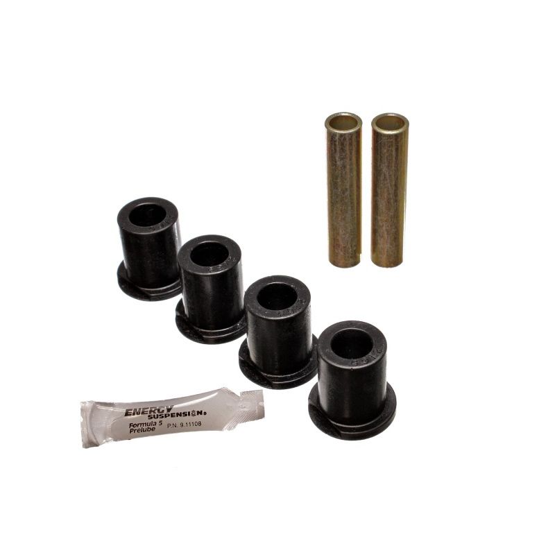 Energy Suspension 4.2144G 80-96 Ford Bronco / F150 / F250 / F350 Black Rear 4WD Frame Shackle Bushings Set