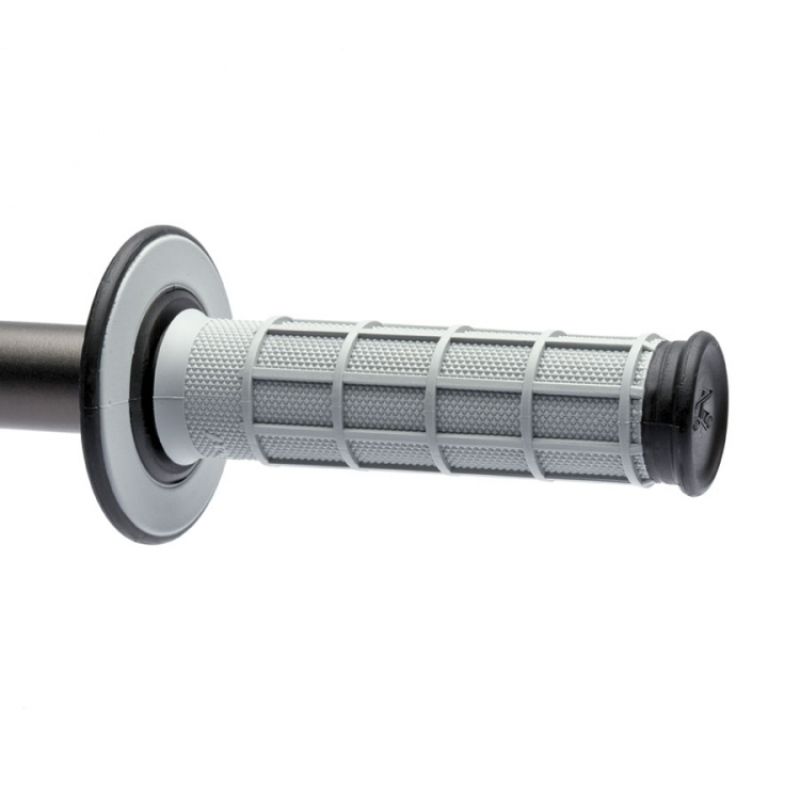 Renthal G152 MX Dual Compound Grips Full Waffle - Grey/ Black