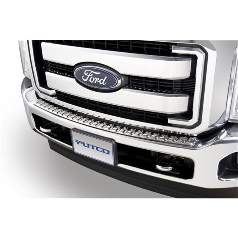 Putco 94120 11-16 Ford SuperDuty - Front Bumper Cover Stainless Steel Bumper Covers