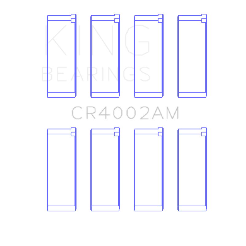 King Ford/Kia/Mazda DOHC 16 Valve/SOHC 16 Valve/SOHC 8 Valve (Size STD) Rod Bearing Set