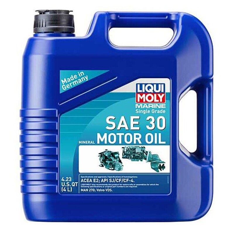 LIQUI MOLY 22512 4L Marine Single Grade Motor Oil SAE 30
