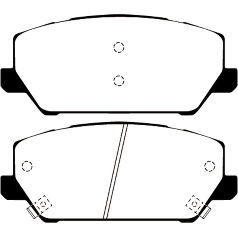 EBC UD2211 2019+ Hyundai Veloster Turbo N (2nd Gen) 2.0L Ultimax Front Brake Pads