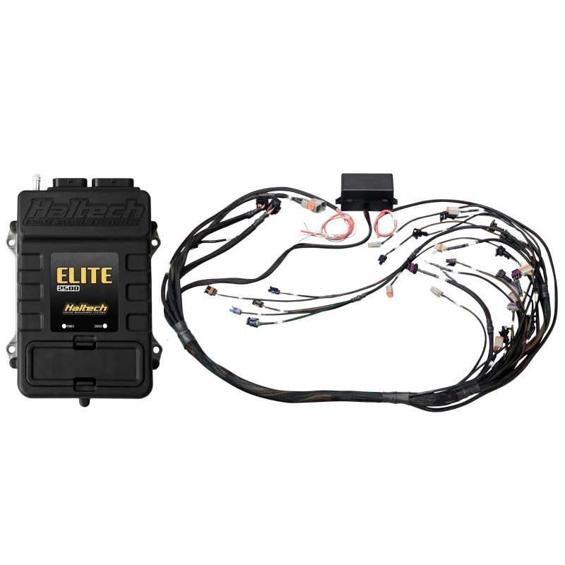 Haltech HT-151362 Elite 2500 Terminated Harness ECU Kit w/EV1 Injector Connectors