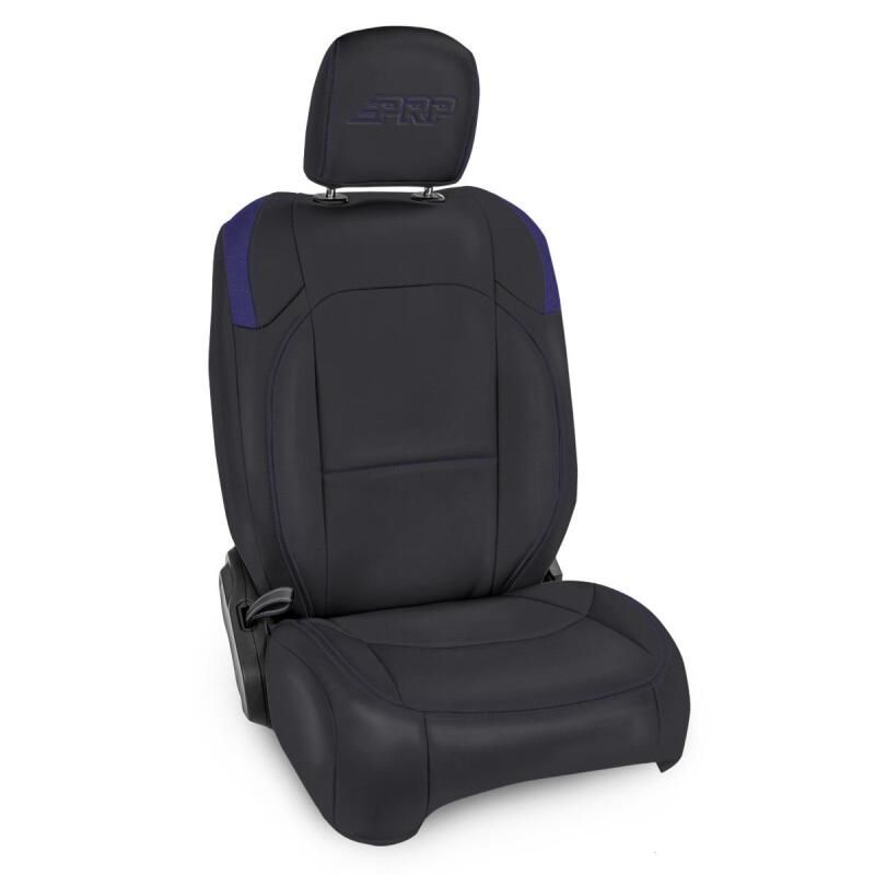 PRP Seats B040-08 PRP Jeep Wrangler JL Front Seat Covers Jeep Gladiator JT- with Molle Back (Pair) - Black/Purple