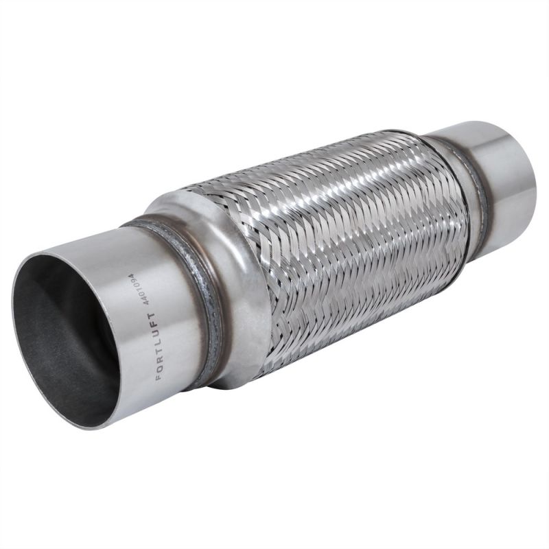 FORTLUFT 4401094 Exhaust Flex Connector With Extension Pipes Stainless Steel, 3.00''x8.00''x12.00''/76x203x305mm