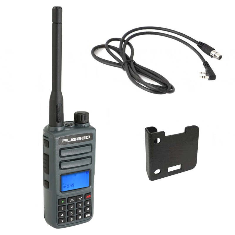 Rugged Radios RK-GMR2 RADIO KIT - Rugged GMR2 - GMRS / FRS Two Way Handheld Radio to Intercom