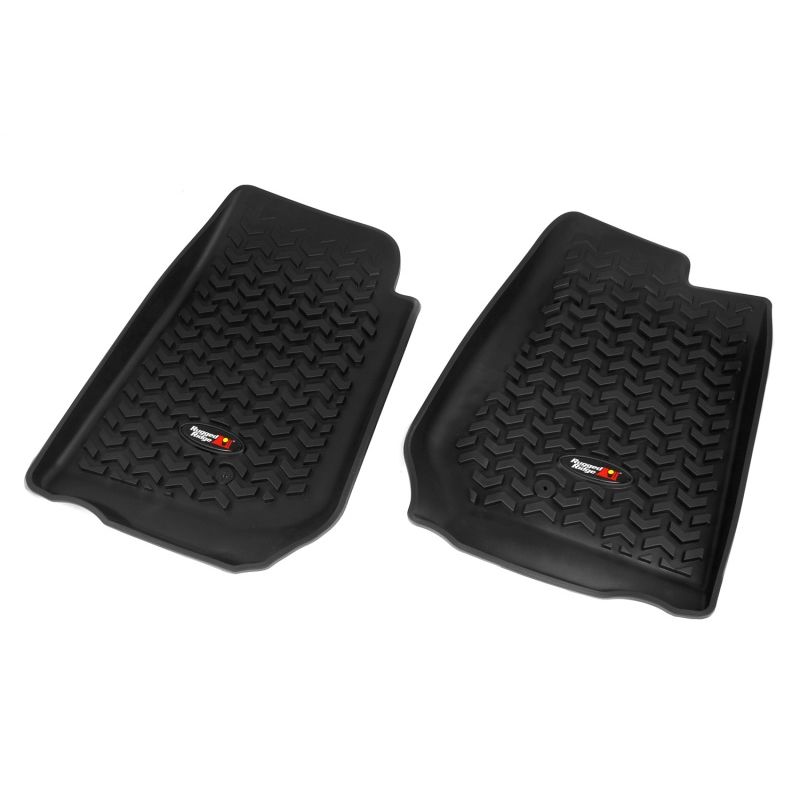 Rugged Ridge 12920.02 Floor Liner Front Black 2007-2018 Jeep Wrangler Unlimited JK 4 Dr