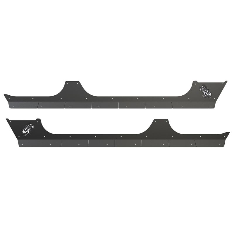 Fishbone Offroad 07-18 Jeep Wrangler JK 4 Door Rocker Guards Scale Armor