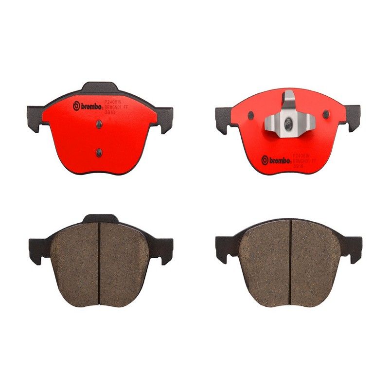 Brembo P24061N Premium NAO Ceramic OE Equivalent Pad