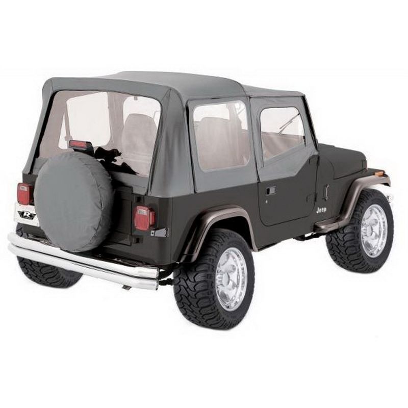 Rampage 68111 1976-1983 Jeep CJ5 Complete Top - Grey Denim