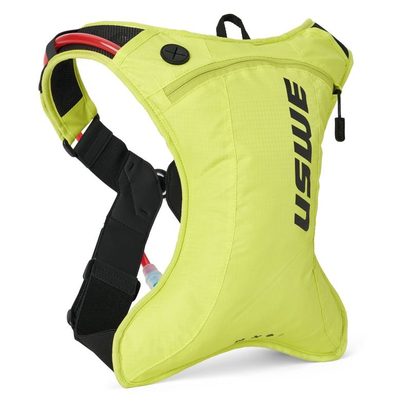 USWE 202077002 Outlander Moto Hydration Pack 2L - Crazy Yellow