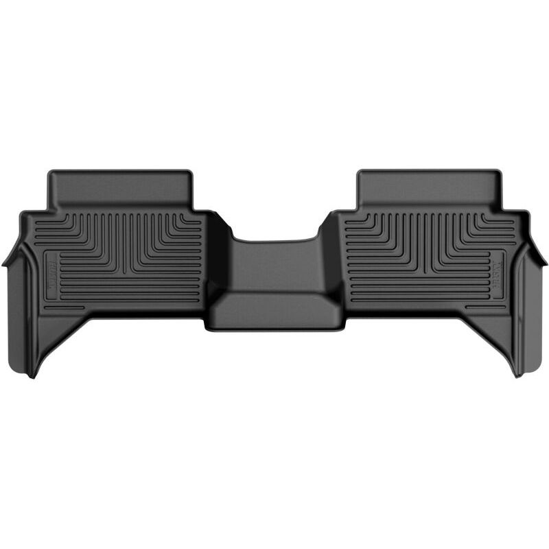 Husky Liners 14921 2024 Toyota Tacoma Double Cab WeatherBeater 2nd Row Black Floor Liners