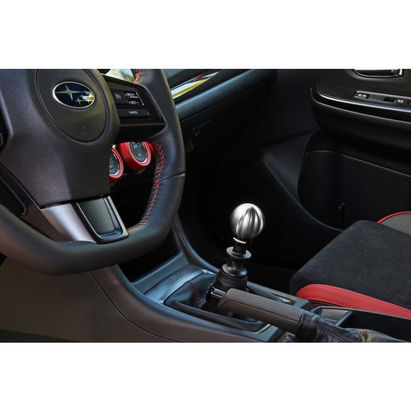 Perrin 15+ WRX w/ Rattle Fix Ball 2.0in Brushed Stainless Steel Shift Knob