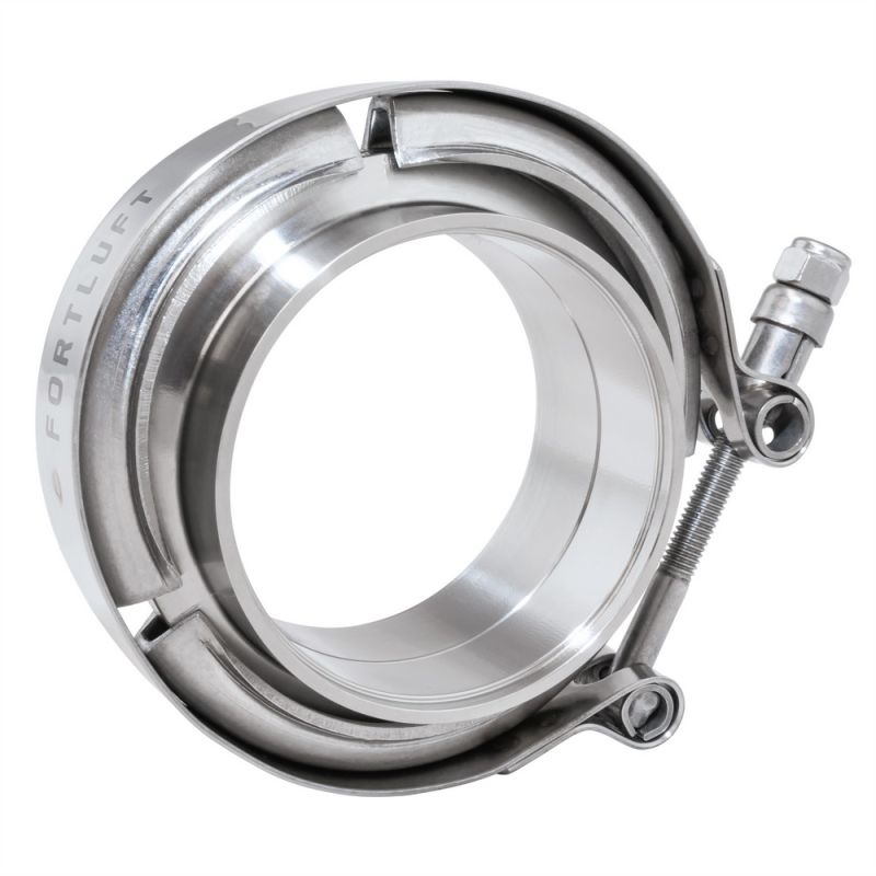 FORTLUFT 4401158 Exhaust V-band Clamp Kit Male and Female Flanges Stainless Steel, 2.50''/63.5mm