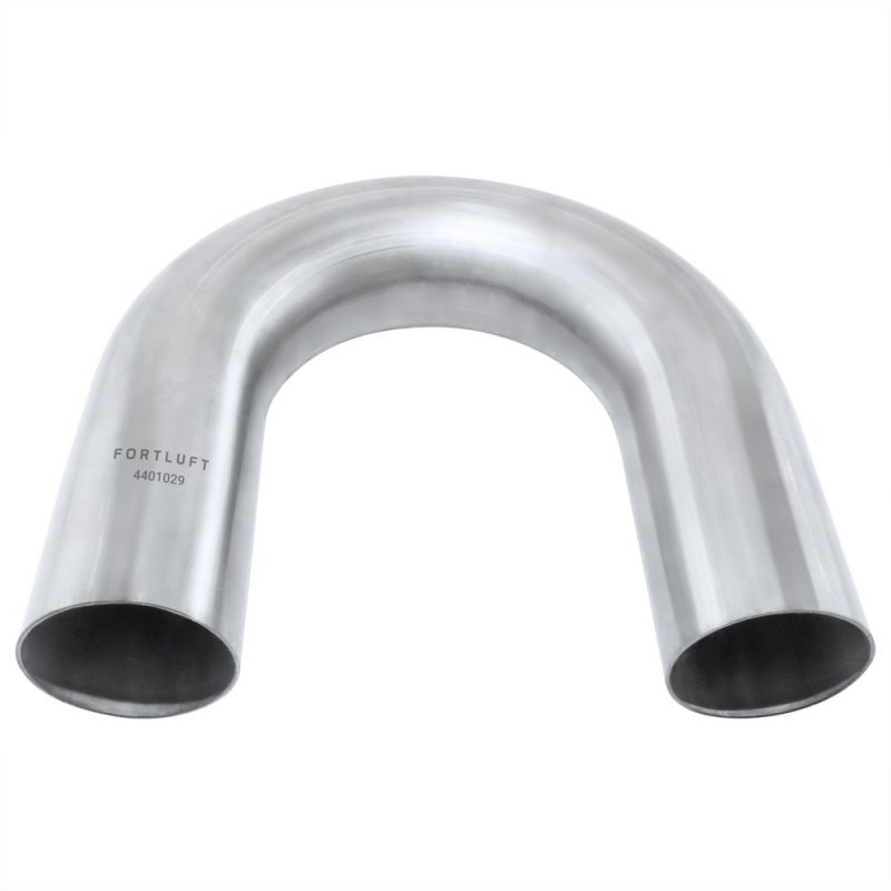 FORTLUFT 4401029 180 Degree Stainless Steel Exhaust Mandrel Bend Stainless Steel, 2.50''/63.5mm