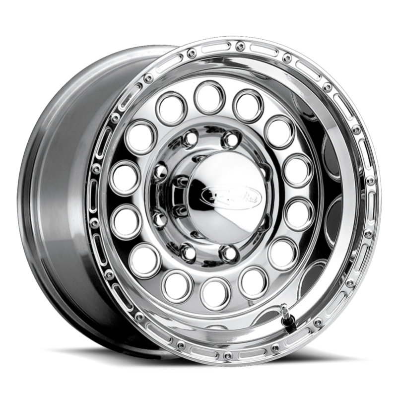 Raceline 887-60060 887 Rock Crusher 16x10in / 6x139.7 BP / -24mm Offset / 107.95mm Bore - Polished Wheel