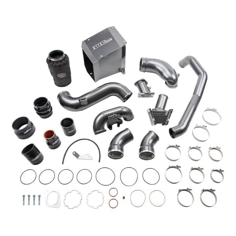 Wehrli WCF100438-CP 2007.5-2010 Chevrolet Duramax 6.6L LMM Stage 2 High Flow Intake Bundle Kit - Candy Purple