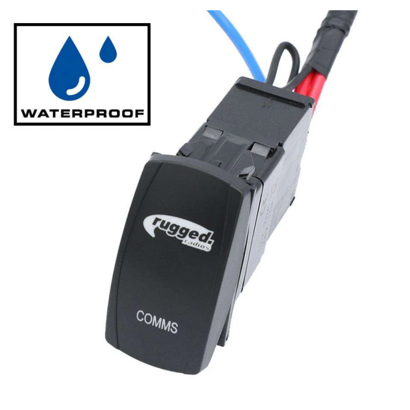 Rugged Radios PH-MS-WP Rocker Power Switch for Waterproof Mobile Radios and Rugged Intercoms