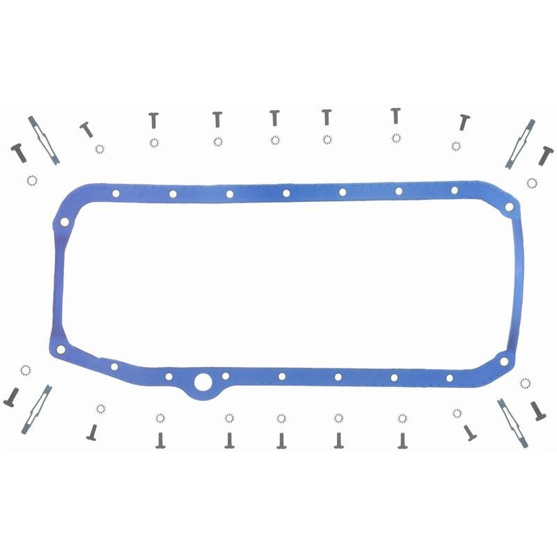 FEL PRO GASKETS OS 34509 T Engine Oil Pan Gasket Set PermaDryPlus rigid carrier, Oil Pan SnapUps Included