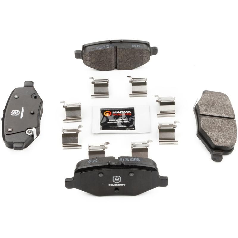 MAGMA BRAKE MPD1612M MAGMA Police Duty MPD1612M Semi-Metallic Brake Pads