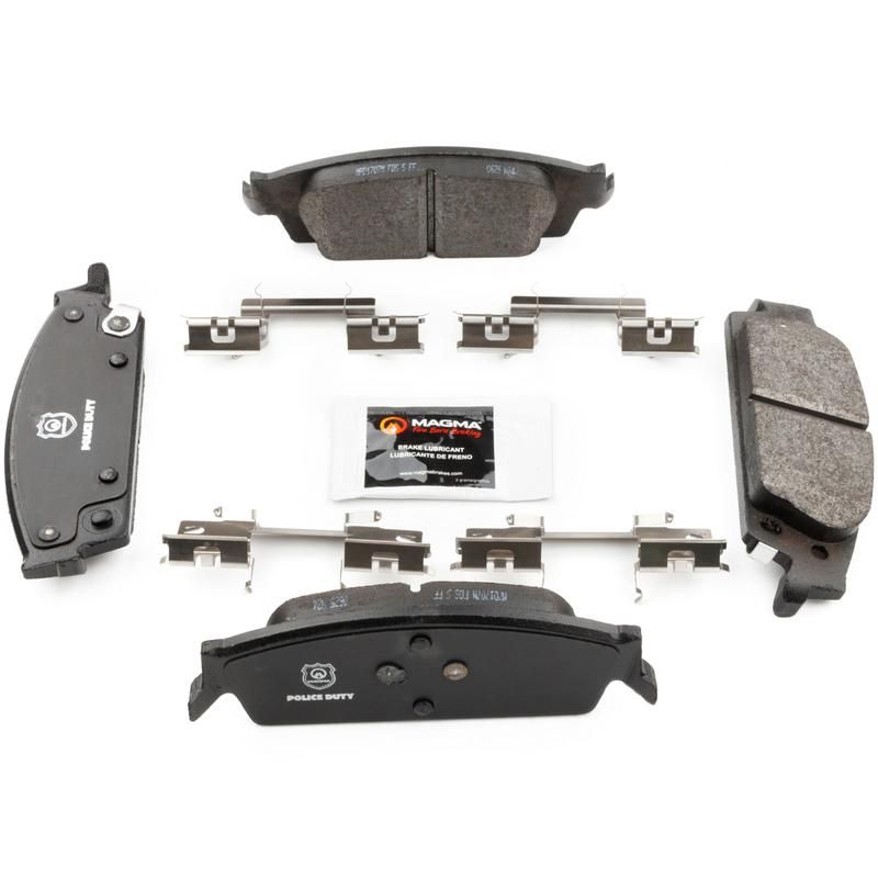 MAGMA BRAKE MPD1707M MAGMA Police Duty MPD1707M Semi-Metallic Brake Pads