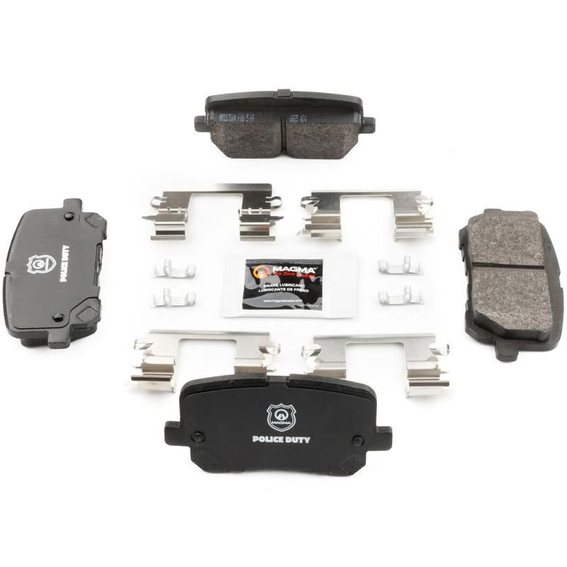 MAGMA BRAKE MPD1766M MAGMA Police Duty MPD1766M Semi-Metallic Brake Pads