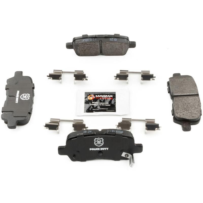 MAGMA BRAKE MPD999M MAGMA Police Duty MPD999M Semi-Metallic Brake Pads