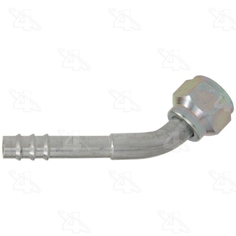 Four Seasons 12106 45 Degree Female O-Ring, Aluminum, Standard Diameter Barb and Clamp, A/C Fitting
