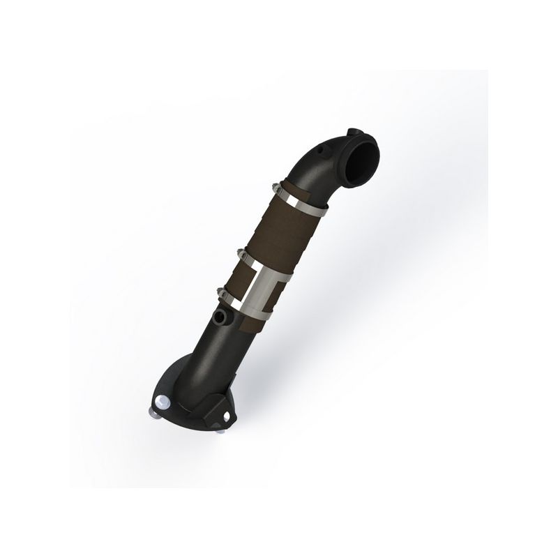 MBRP Exhaust GMCA428 3in. Turbo Down Pipe-Carb EO # D-763