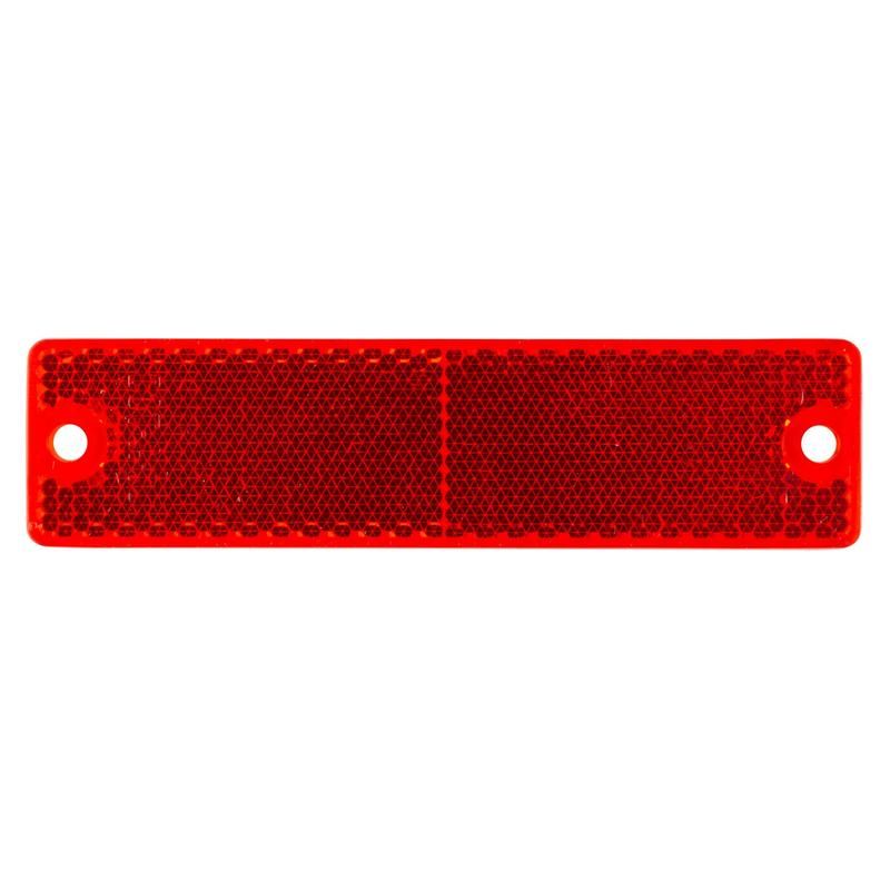 GROTE LIGHTING 40132-5 Mini Stick-On / Screw-Mount Rectangular Reflectors, Pair Pack, Red