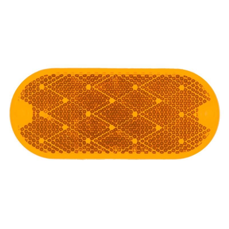 GROTE LIGHTING 41033 Oval Reflector, Amber