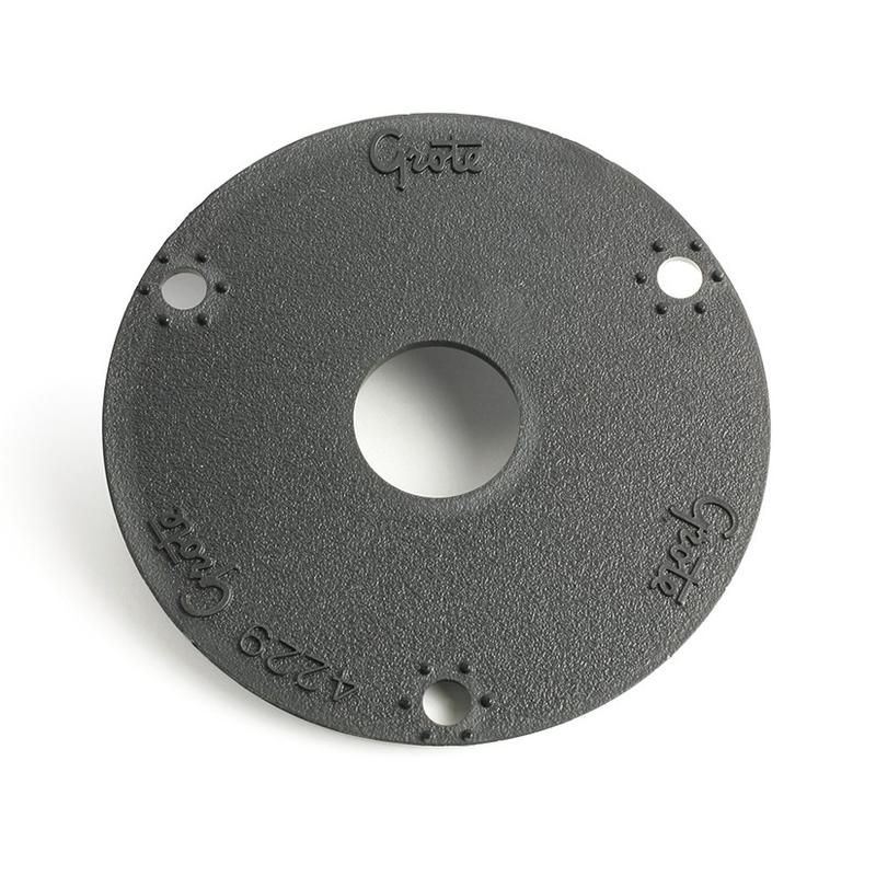 GROTE LIGHTING 42292 MicroNova® DOT Round Adapter Brackets, 3" Flange Adapter