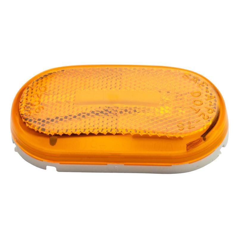 GROTE LIGHTING 46713-5 Single-Bulb Oval Clearance Marker Lights, Built-in Reflector