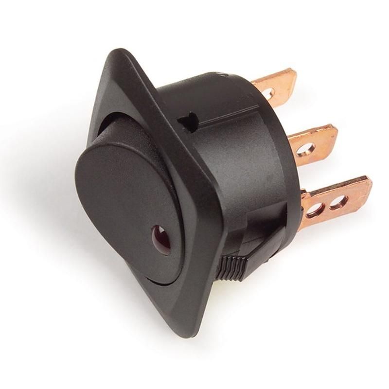 GROTE LIGHTING 82-2130 LED Rocker Switches, 25A, Red, 12V