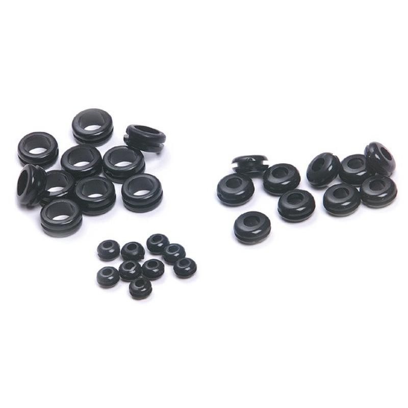 GROTE LIGHTING 83-7006 Clips, Grommets & Bushings, PVC Grommet, Assorted Pack